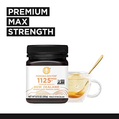 Manuka Doctor - MGO 1125+ Manuka Honey Monofloral, 100% Pure New Zealand Honey. Certified. Guaranteed. Raw. Non-GMO (8.75 oz) - Image 4