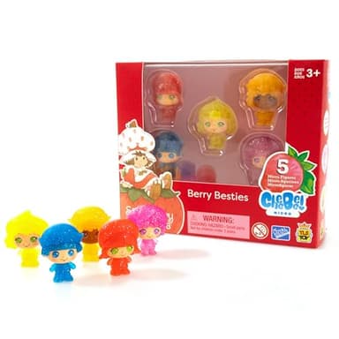 Strawberry Shortcake Limited Edition' 5-Pack Berry Besties Collector Set with 5 Glitter Berry Besties 1.5-inch Cheebee Micro Figures - Image 5