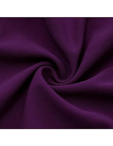 Midi Dresses for Women Wedding Guest Vintage for Women Mother of The Groom Dresses Cocktail Formal Bridesmaid Wedding Grape M - Image 5