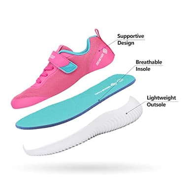 DREAM PAIRS Boys Girls Shoes Kids Tennis EZ-Ons BreezeRunners Running Athletic Walking Sneakers,Size 2 Little Kid,Fuchsia,Contact-K - Image 7