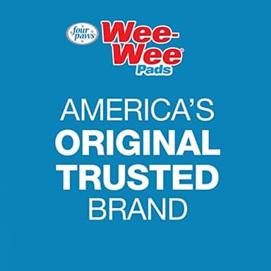Four Paws Wee-Wee Superior Performance Unscented Pee Pads for Dogs & Puppies, Quilted Leak-Proof Dog Housebreaking Potty Training Floor Protection, 22" x 23", 200 Count - Image 4