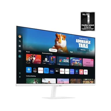 SAMSUNG 27-Inch M5 (M50D) Series FHD Smart Monitor with Streaming TV, Speakers, HDR10, Gaming Hub, Multiple Ports, Workout Tracker, Vision Accessibility Tools, LS27DM501ENXZA, 2024 - Image 3