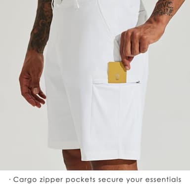 WILLIT Men's Golf Shorts 10" Stretch Quick Dry Hiking Cargo Shorts for Dress Casual Work with Pockets - Image 5