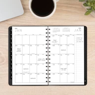 AT-A-GLANCE 2025 Planner, Weekly & Monthly, 5" x 8", Small, Contemporary, Charcoal (70100X4525) - Image 4