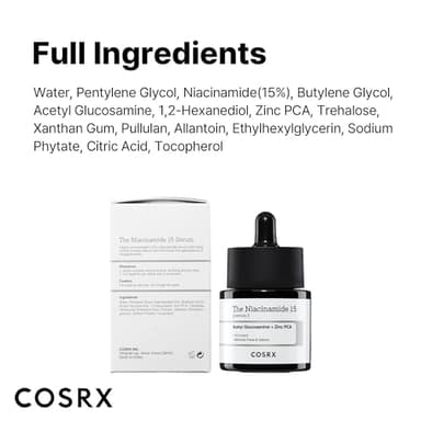 COSRX 15% Niacinamide Face Serum, 0.67 fl oz, Pore Minimizer Serum for Face, Even Skin Tone, Korean Skin Care - Image 8