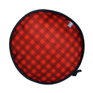 Sophix Tortilla Warmer Pouch - 12-Inch Large Size - This Thermal Insulated Fabric Holder Keeps Tortillas, Naan Bread, and Pizza Rolls Warm for up to One Hour (Buffalo Plaid Pattern) - Image 1