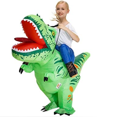 MT MENGTONG Halloween Costume Inflatable Dinosaur Costume Kids Riding T Rex Blow up Funny Party for Boys/Girls(2-3Y) - Image 6
