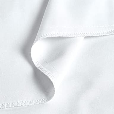 FreshCulture Twin Flat Sheets Only, Pack of 6, Soft Microfiber Bedding Sheets for Home, Salons, Hotels, Bulk Flat Sheets Only Twin Size (White) - Image 5
