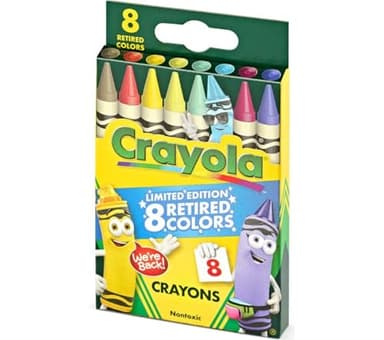 Crayola Crayons Limited Edition with 8 Retired Colors, 1 Box - Image 3