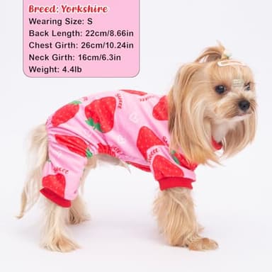 Dog Pajamas Soft Lightweight Dog Onesies Outfit Clothes for Small Medium Large Puppy Pjs for Pet Boys Girls Dogs Cats - Image 2