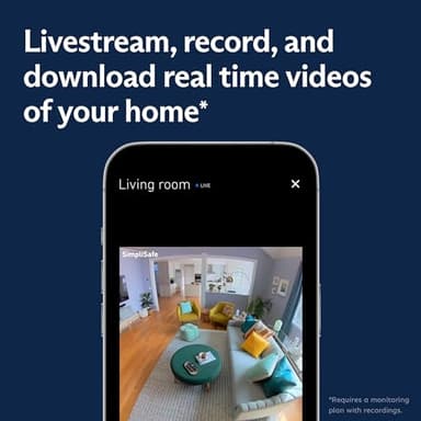 SimpliSafe Smart Alarm Wireless Indoor Security Camera - Image 6