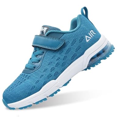PERSOUL Kids Shoes for Boys Girls Children Tennis Sports Athletic School Running Sneakers (Blue Size 12 Child) - Image 6