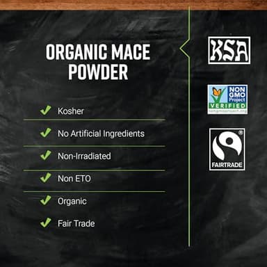 Frontier Co-op Organic Mace Powder, Fairtrade Certified, 16 Oz, Bulk Bag - Nutmeg Substitute for Chili, Moroccan and Caribbean Dishes - Image 2