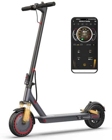 10 Inches Electric Scooter Adult with Dual Suspension, 22 MPH Top Speed, 500W Powerful Motor, 22/28 Miles Long Range, Dual Braking - Image 1