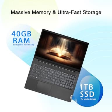 Lenovo V15 Business Laptop | Intel Pentium N6000 4-core Processor | 15.6 FHD (1920 x 1080) | 40GB RAM | 1TB PCIe SSD | Military Durability | Ethernet RJ-45 | Anti-Glare | WiFi-6 | Windows 11 Pro - Image 4