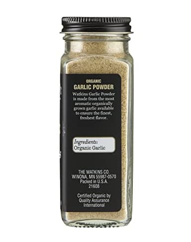 Watkins Gourmet Organic Spice Jar, Garlic Powder, 3.1 Ounce Jar, 3 Count - Image 2