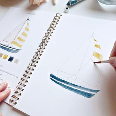 Ugalqan Watercolor Workbook, Lex Watercolor Workbook, Beginner-Friendly Birds Watercolor Workbooks, 12 Colors Watercolor Paint Set with Paint Brush - Image 7
