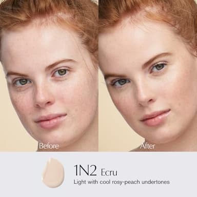 Estée Lauder Futurist Hydra Rescue Moisturizing Foundation Makeup SPF 45 for a 12-Hour Glow, 1.2 Fl Oz, 1N2 Ecru - Image 3