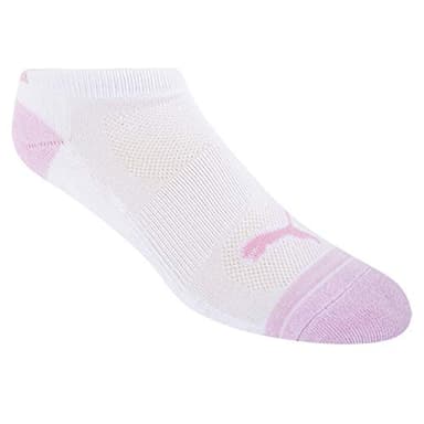 PUMA womens 8 Pack Low Cut Running Socks, White, 9 11 US - Image 3