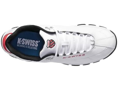 K-Swiss Men's ST329 CMF Sneaker, White/Black/Mars Red, 12 M - Image 5