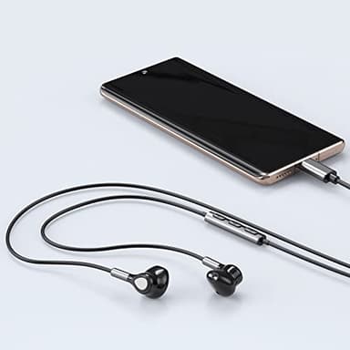 USB C Headphones for Samsung Galaxy S24 S23 Ultra S22 S21 FE S20 A54 A53 USB C Earphones with Mic Volume Control Wired Earbuds USB Type C Headphones for iPhone 16 15 Pro Max Plus iPad Pro Pixel 8 7 6a - Image 7