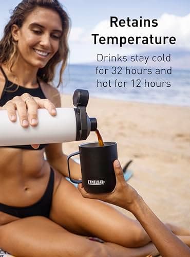 CamelBak Chute Mag 32oz Vacuum Insulated Stainless Steel Water Bottle, Navy - Image 2
