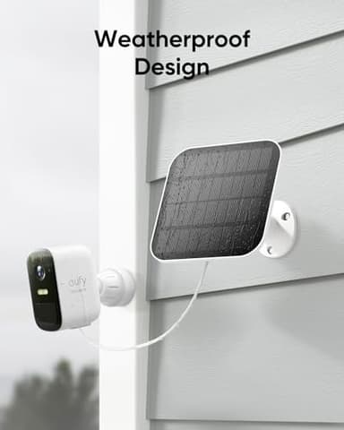 eufy Security, eufyCam 2C 3-Cam Kit with Solar Panel 2W, Security Camera Wireless Outdoor, Home Security System, HomeKit Compatibility, 1080p HD, IP67, Night Vision, Motion Only Alert, No Monthly Fee - Image 6