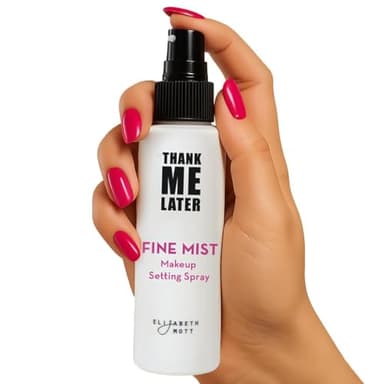 Elizabeth Mott Thank Me Later 3-in-1 Dewy Makeup Setting Spray - Hydrating & Long-Lasting Fine Mist with Niacinamide for Radiant, Glowy Skin - Lightweight, Oil-Free & Cruelty-Free Formula, 95 mL - Image 1