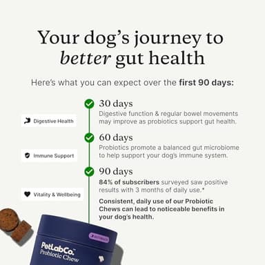 PetLab Co. Probiotics for Dogs, Support Gut Health, Occasional Diarrhea, Digestive Health & Seasonal Allergies - Salmon Flavor - Packaging May Vary - 30 Soft Chews - Image 6