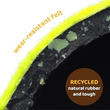 Pup's Pick Squeaky Tennis Balls - 2.5" Fun Dog Balls for Fetch, 12-Pack in Bright Colors (Yellow, Blue, Pink, Orange), Includes 1 Reusable Carry Bag - Image 4