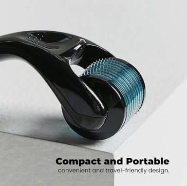 ROSELYNBOUTIQUE Derma Roller for Hair Beard Facial Skin Face Body Scalp 540 Titanium Microneedle for Men Women 0.25mm Cosmetic Beauty Instrument - Image 6