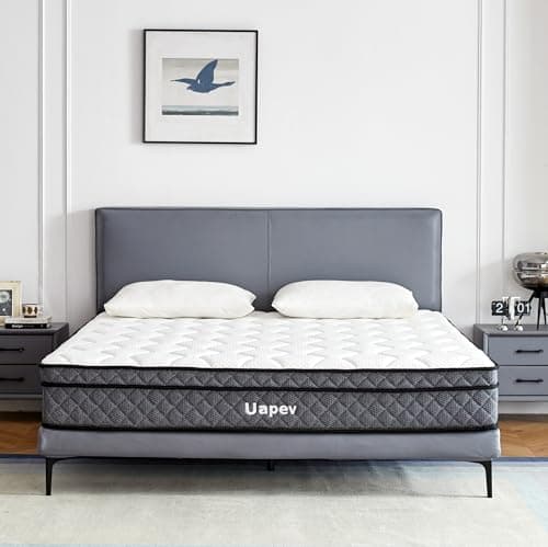 Uapev Full Mattresses,10 Inch Full Size Mattress in A Box, Memory Foam Hybrid Mattress with Individual Pocket Spring for Motion Isolation & Strong Edge Support, Stress & Pressure Relief, CertiPUR-US - Image 1