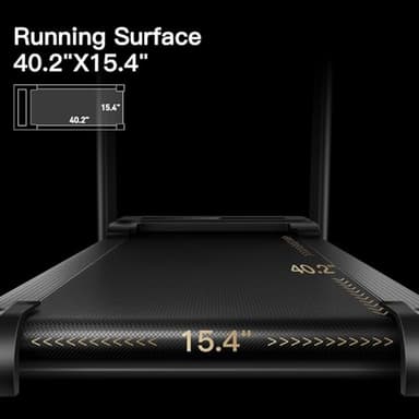 CURSOR FITNESS Home Folding Treadmill with Pulse Sensor, 2.5 HP Quiet Brushless, 7.5 MPH, 265 LBS Capacity - Image 5