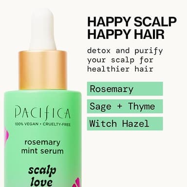Pacifica Scalp Care Set – Rosemary Mint Daily Scalp Refresher, Detoxifying Serum & Clarifying Scalp Massager for Healthy, Hydrated Scalp, Vegan & Cruelty-Free - Image 8