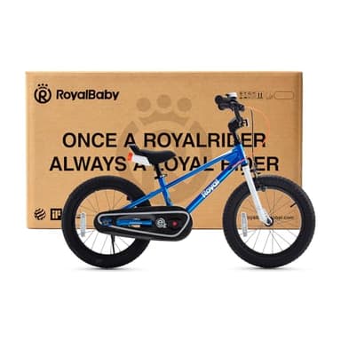RoyalBaby EZ Toddlers Kids Bike, 14 Inch Wheel Bicycle with Quick Release Crank for Beginners Boys Girls Ages 3-5 Years, Easy Learn Biking, Royal Blue - Image 6