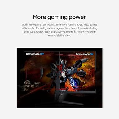 SAMSUNG 32-Inch Flat Computer Monitor, 75Hz, Borderless Display, AMD FreeSync, Game Mode, Advanced Eye Care, HDMI and DisplayPort, LS32B304NWNXGO, 2024 - Image 7