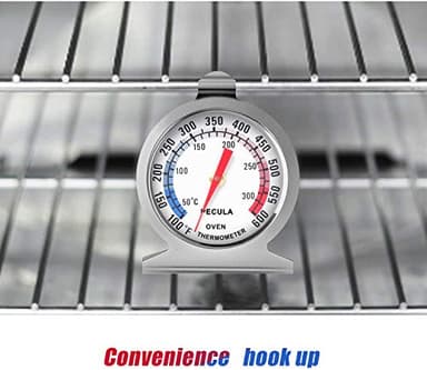 Oven Thermometer 50-300°C/100-600°F, Oven Grill Fry Chef Smoker Analog Thermometer Instant Read Stainless Steel Kitchen Cooking Thermometer - Image 4