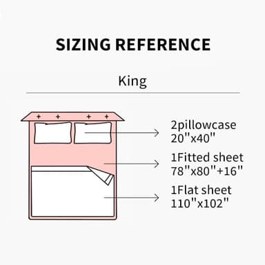 EVERLY Linen Sheets Set King Size,100% French Stonewash Pure Linen Bed Sheets,4Pieces (1Flat Sheet,1Fitted Sheet,2Pillowcase) Suitable for Hot Sleepers,Deep Pocket Natural Bedding Set-Pink - Image 6