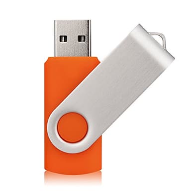 Aiibe 5pcs USB Flash Drive 4GB Pen Drive Thumb Drives USB Drive (5 Colors: Black Red Yellow White Purple) - Image 5