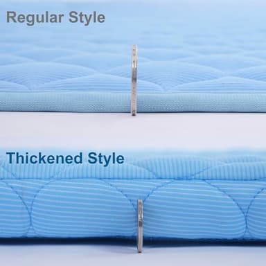 MARUNDA Dog Cooling Mat, No Need to Freeze Or Refrigerate This Cool Pet Pad Cat Mats- Keep Your Pet Cool, Machine Washable. (Blue, Thicken -28 X 20 in) - Image 2