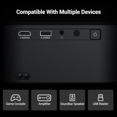 Official Licensed Netflix 1500 ANSI Smart Projector, HAPPRUN 4K Projector with Wifi and Bluetooth, DoIby Audio,Native1080P,Built-in Apps, ,Electric Focus,Movie Projector for Home Cinema,Outdoor,Indoor - Image 9