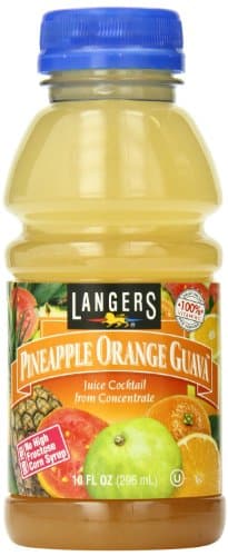 Langers Juice Cocktail, Pineapple Orange Guava, 10 Fl Oz (Pack of 12) - Image 1