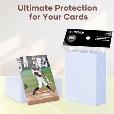 Mlikero 600 Count Card Sleeves, Clear Soft Trading Card Sleeves, Polypropylene (PP), Fit for MTG, TCG, Baseball, Football, Game Cards - Image 6