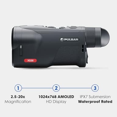 Pulsar Oryx LRF XG35 Thermal Monocular with Laser Range Finder - Image 7