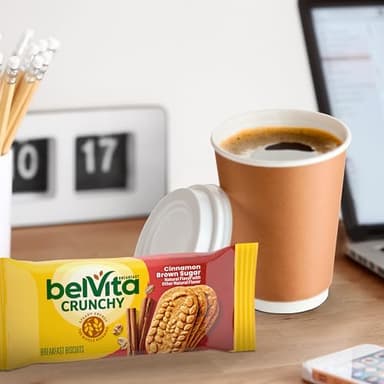 belVita Breakfast Bars Biscuits, Cinnamon Brown Sugar, 30 Total Packs, 6 Boxes (4 Biscuits Per Pack) - Image 9