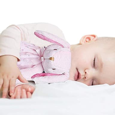 Pro Goleem Loveys for Babies Bunny Security Blanket Baby Girl Gifts Newborn Soft Pink Lovie for Infant and Toddler Snuggle Toy Stuffed Animal, Pink 16 Inch - Image 4