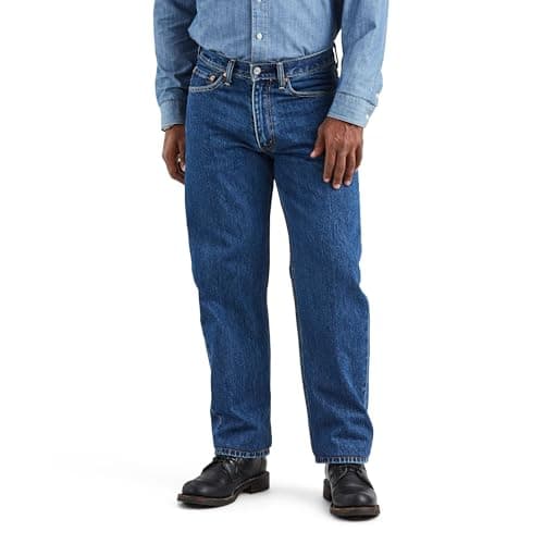 Levi's Men's 550 Relaxed Fit Jeans (Also Available in Big & Tall), Dark Stonewash, 42W x 30L - Image 1