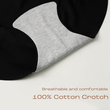 INNERSY Women's Seamless No Show Hipster Panties Invisible Light Underwear 3-Pack(3 Black,Medium) - Image 4