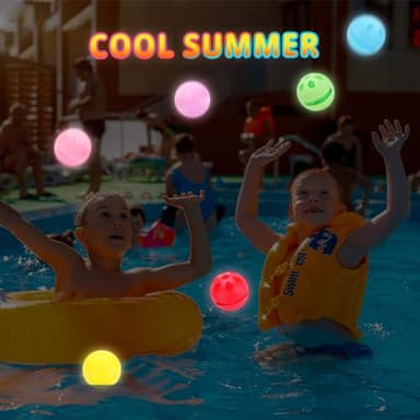 24 Pcs Reusable Water Balloons, Latex-Free Soft Silicone Water Splash Ball, Silicone Surround Ball Noctilucent Water Ball for Kids Adults Water Games Outside Summer Fun Party Water Pool Supplies - Image 5