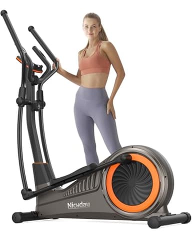 Niceday Elliptical Machine, Cross Trainer with Hyper-Quiet Magnetic Driving System, 16 Resistance Levels, 400LB Weight Limit - Image 1